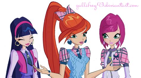 The Winx Club Bloom Musa And Tecna By Gallifrey93 On Deviantart