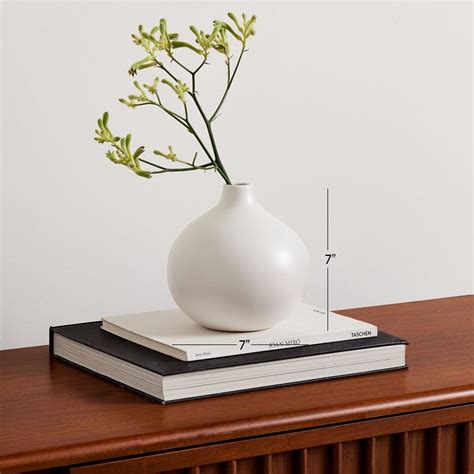 Pure White Ceramic Vases West Elm Australia