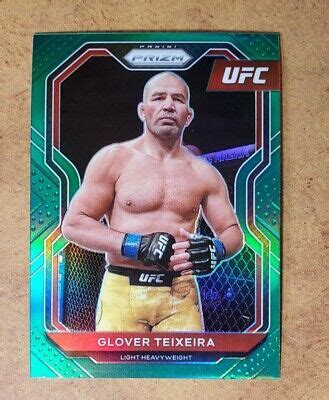 Panini Ufc Prizm Debut Glover Teixeira Green Prizm Ebay