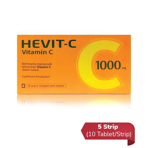 Jual Hevit C Vitamin C 1000 Mg 10 Tablet Shopee Indonesia