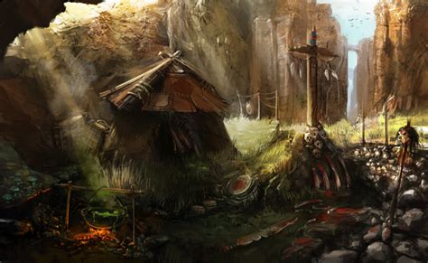 Artstation Orcs Camp