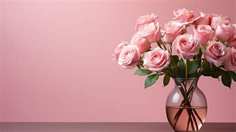 Premium Photo | Bouquet of pink roses HD 8K wallpaper Stock ...