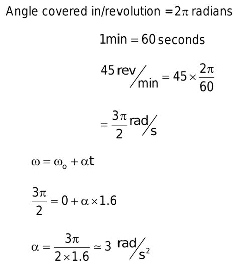 27if Body Is Accelerating From Rest To Angular Velocity Of 45