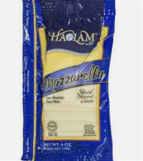 Haolam Sliced Mozzarella Oz Midwest Premium Kosher