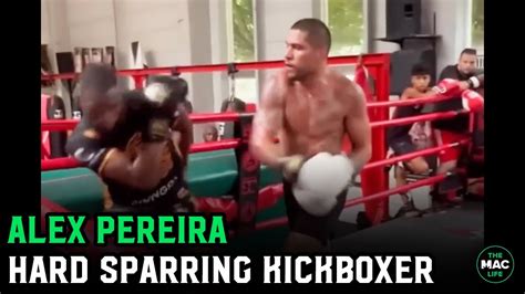 Alex Pereira Hard Sparring Glory Kickboxer Youtube