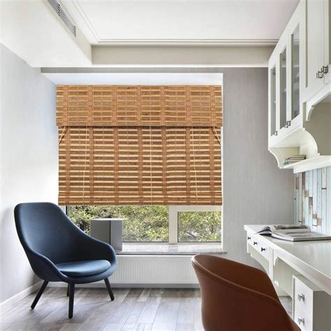 Brown Roller Blinds Bamboo Roll Up Window Blind For Home At Rs 135 Sq