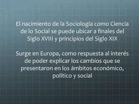 Sesion La Sociolog A Como Disciplina Social Ppt