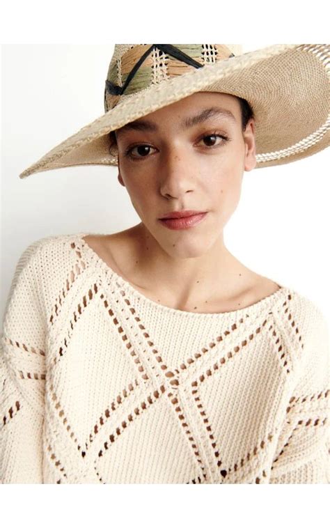 Openwork Sweater Color Nude RESERVED B X Knitwear Women Knitwear Colorful Sweaters