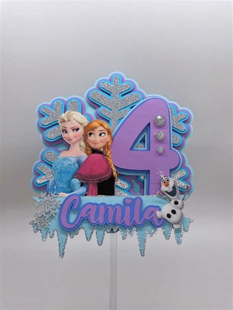 Frozen Inspired Topper Frozen Inspired Cake Topper Elsa - Etsy México ...