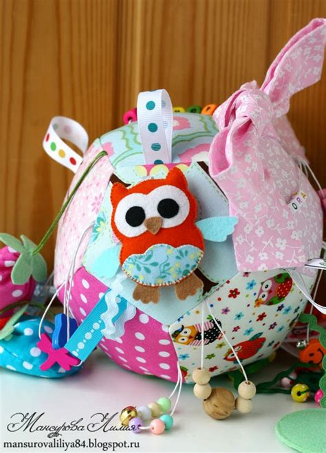 Мама для мам: Развивающий мяч "Сова"