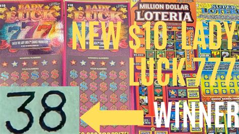 New 10 Lady Luck Ticket 🎟️ Winner On First One 🍀🍀🍀 Texas Lottery Tickets 💰good Session Youtube