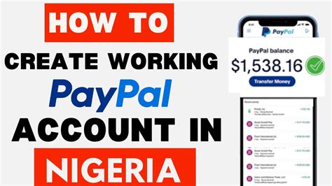 How To Create A Working PayPal Account In Nigeria 2024 Create