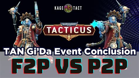 Warhammer K Tacticus Tan Gi Da Event Conclusion F P Vs P P Youtube