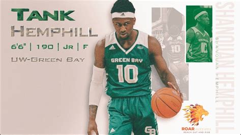 Tank Hemphill 10 66 Jr F Uw Green Bay Highlights 2018 19