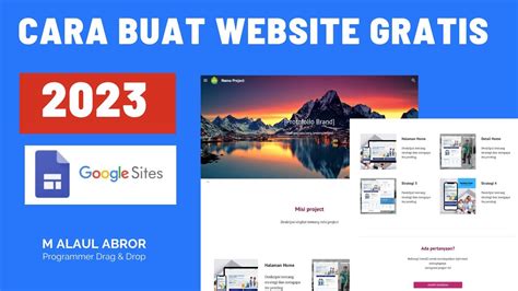 2023 CARA MEMBUAT WEBSITE GRATIS PROFESIONAL 15 MENIT YouTube