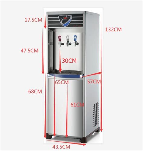 Hot Cold Warm Stainless Steel Floor Standing Water Dispenser UF Nano