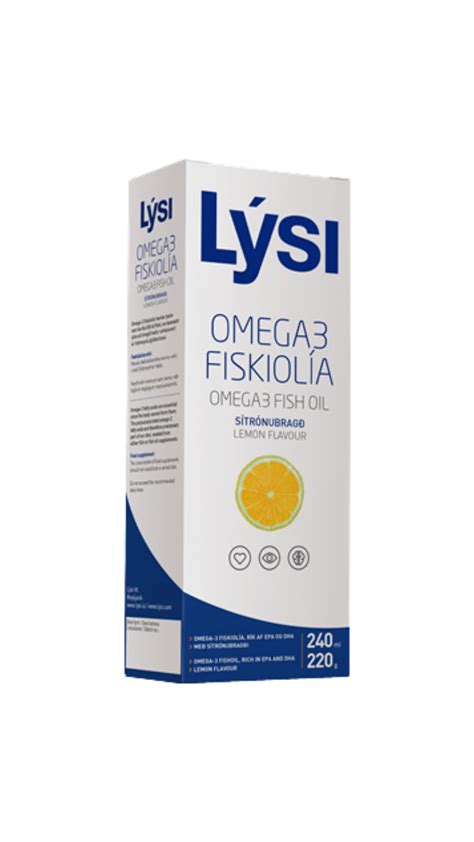 Lysi Omega 3 Fish Oil Lemon Flavour