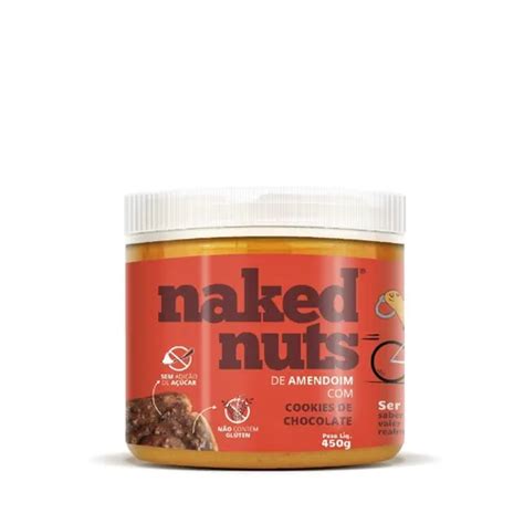 Pasta De Amendoim Cookies De Chocolate Naked Nuts G MercadoLivre