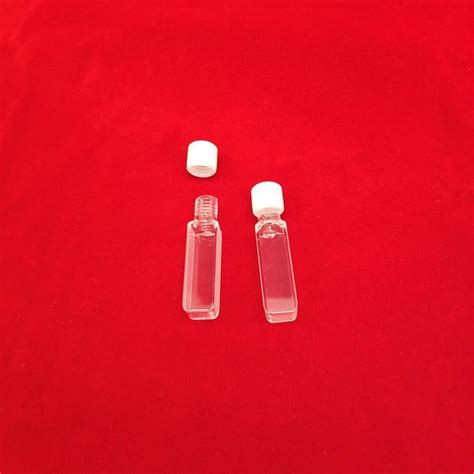 UV Fused Silica Quartz Glass Flow Cuvette Clear Spectrophotometer