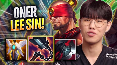 ONER IS SO CRAZY WITH LEE SIN T1 Oner Plays Lee Sin JUNGLE Vs