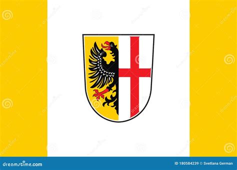 Flag of Memmingen in Swabia in Bavaria, Germany Stock Vector ...