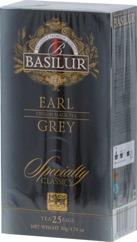 BASILUR. Избранная классика. Earl Grey карт.упаковка, 25 пак. - Чай ...