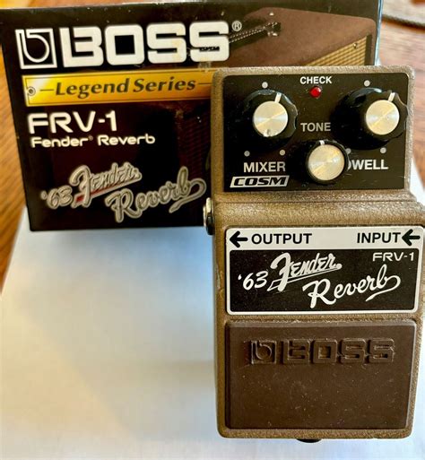 Boss Fender Frv 1 Reverb Guitar Effect Pedal For Sale Online Ebay