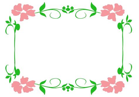 Free Flower Border: 8+5 Unique & New Designs! - Home Printables