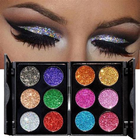 Glitter Eyeshadow Palette Shining Metals Powder Shimmer Eye Shadow