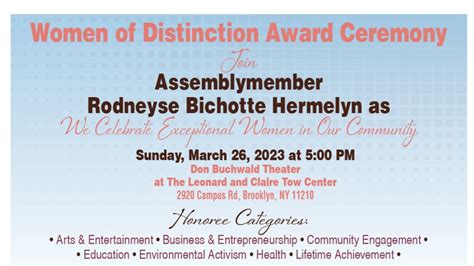 Women Of Distinction Award Ceremony Youtube