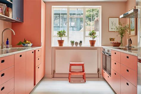 Pink And Green Kitchen Cabinets