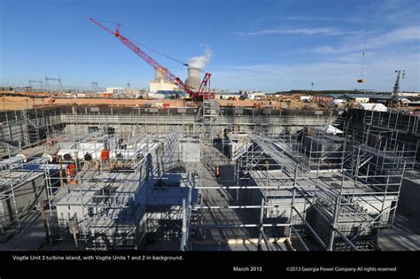 New Vogtle Nuclear Plant Construction Photos Show Basemat Pour, Lower ...