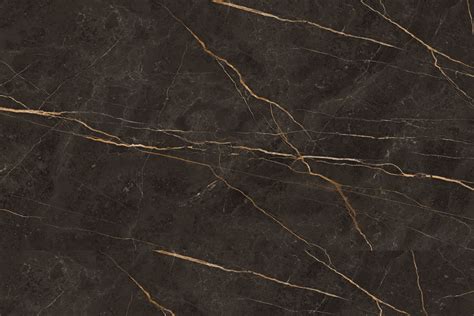 Black Glossy Marble With Gold Veins Marble Effect Porcelain Stone