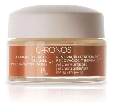 Creme Antissinais Natura Chronos 30 Dia 15g MercadoLivre