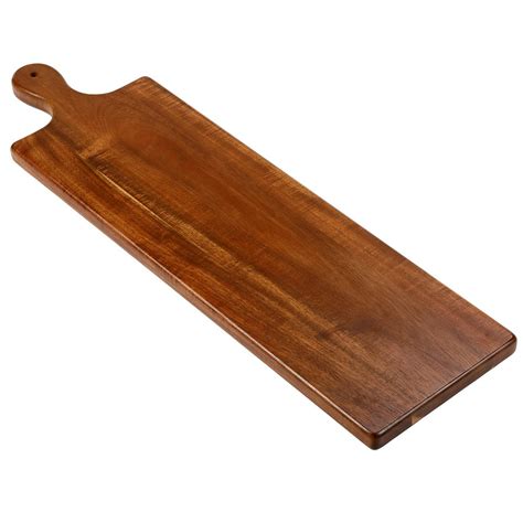 Birdrock Home 315 Acacia Wooden Cheese Serving Board With Handle