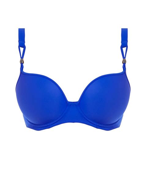 Plavky Vrchn D L Freya Deco Swim Uw Moulded Bikini Top Cobalt