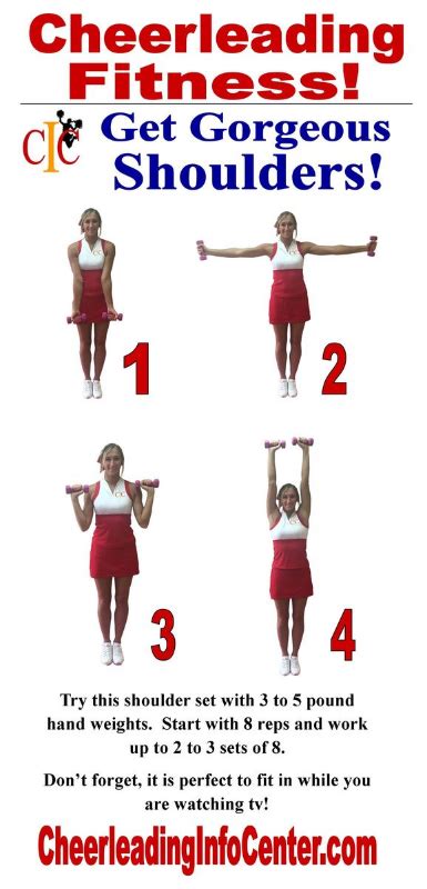 Cheer Fitness - Upper Body Exercises for Cheerleaders - Cheerleading ...