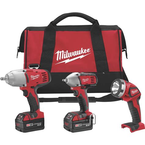 Free Shipping Milwaukee M Li Ion Cordless Power Tool Set Tool