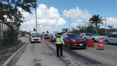 Tr Fico En Canc N Hoy De Marzo Habr Cierres Viales