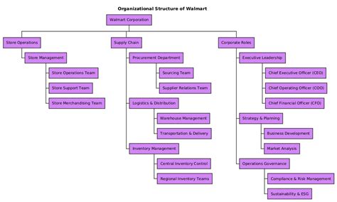 ai organization chart  walmart corporation organizational