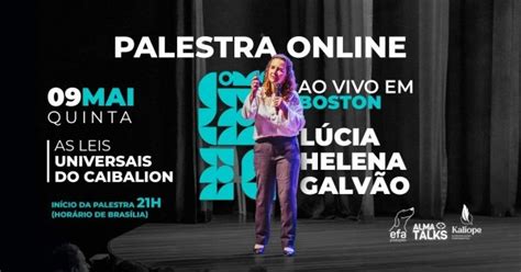 Palestra Online Lúcia Helena Galvão Em Boston Em Português Online