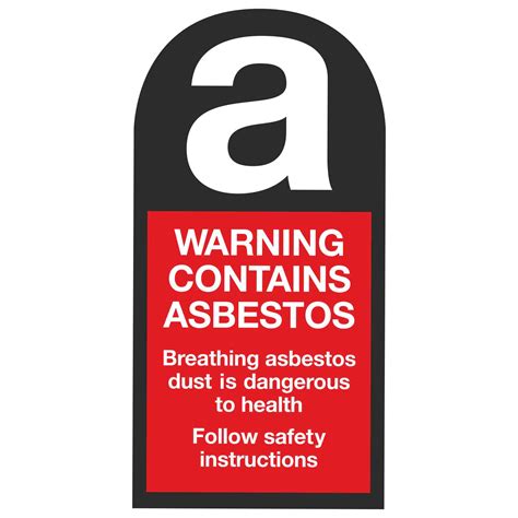 Warning Contains Asbestos Breathing Asbestos Dust Is Dangerous To