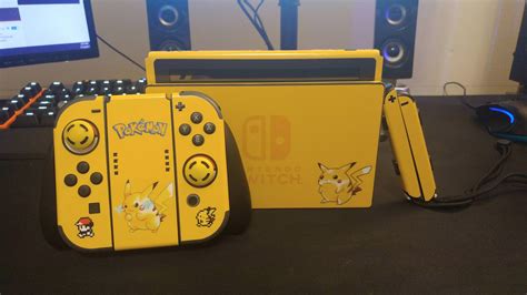 Un Fan Decora Su Switch Con Este Espectacular Diseño De Pikachu