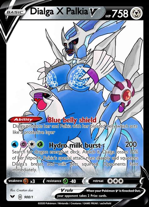 Dialga X Palkia Pokemon card by Ace70000 on DeviantArt