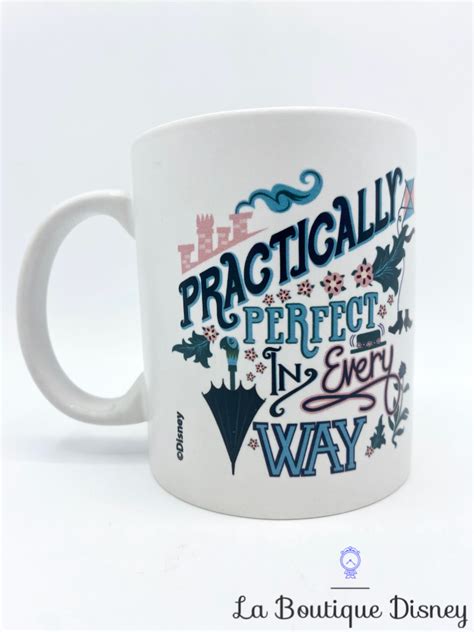 Tasse Mary Poppins Disney Mug Practically Perfect In Every Way Blanc