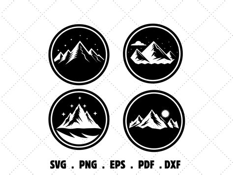 Mountain Logo Svg Graphic by arthittm2 · Creative Fabrica