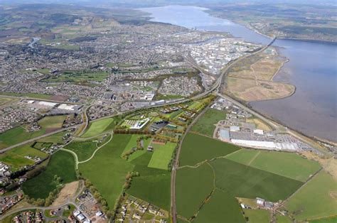 Aerial View Of Inverness Scotland