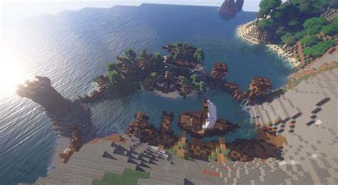 A Little Pirate Village I Made Rminecraftbuilds