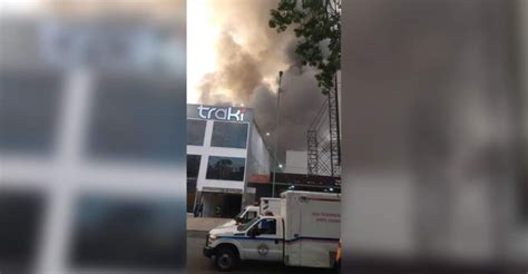 SE DESCONOCE LAS CAUSAS DEL SINIESTRO Se Registro Incendio En Tiendas