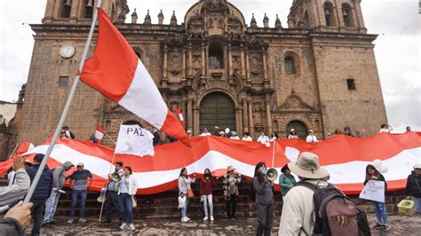 Manifestantes En Perú Activan La Jornada Nacional De Protesta